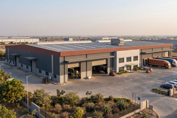 Industrial Shed Design for Manufacturing Plants in Sanand Industrial Shed Design for Manufacturing Plants in Sanand